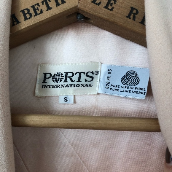 Vintage 100% Virgin Wool Coat/Trench - Picture 4 of 6